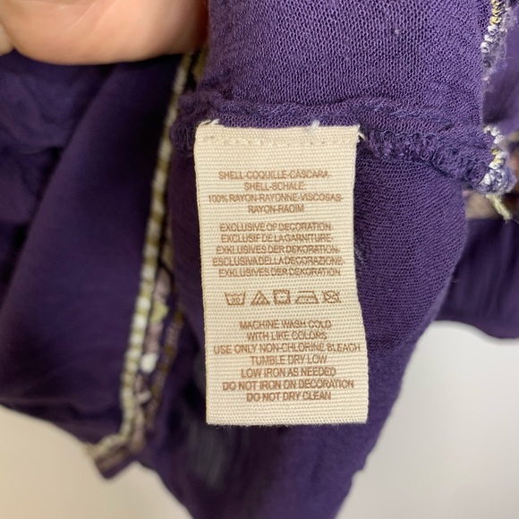 Free People stitch up your heart beaded wrap top - Picture 6 of 8